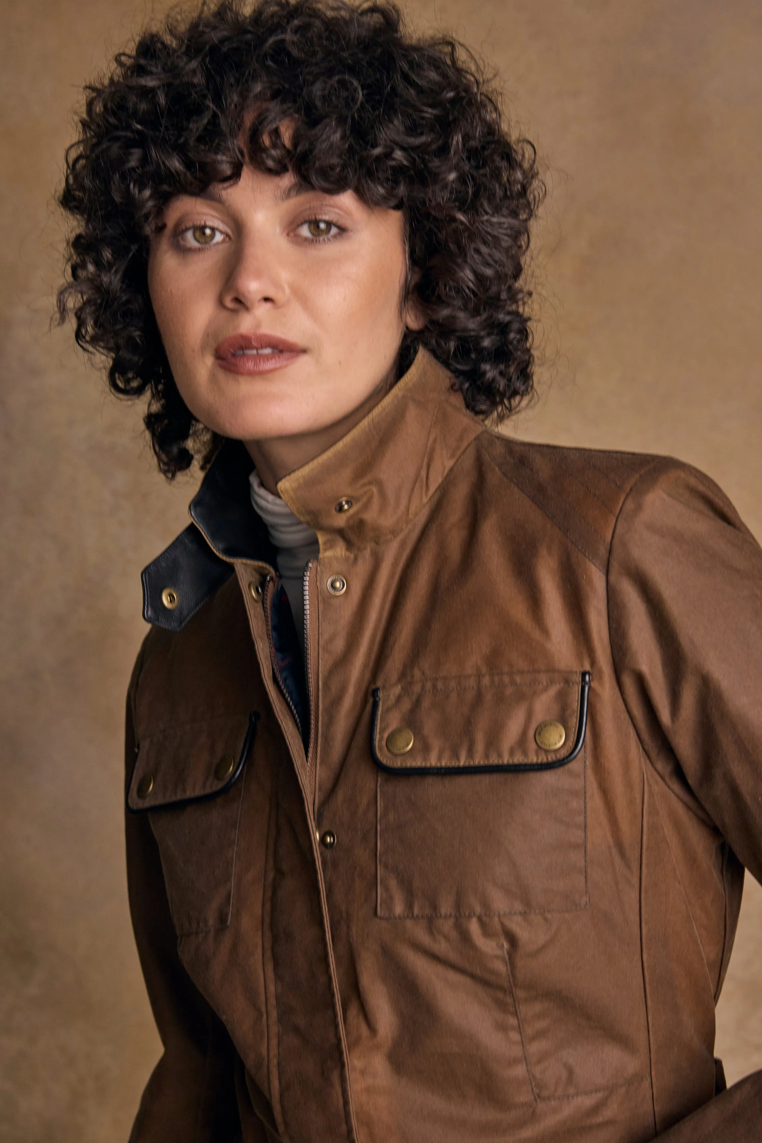 Orla Wax Jacket - Tan