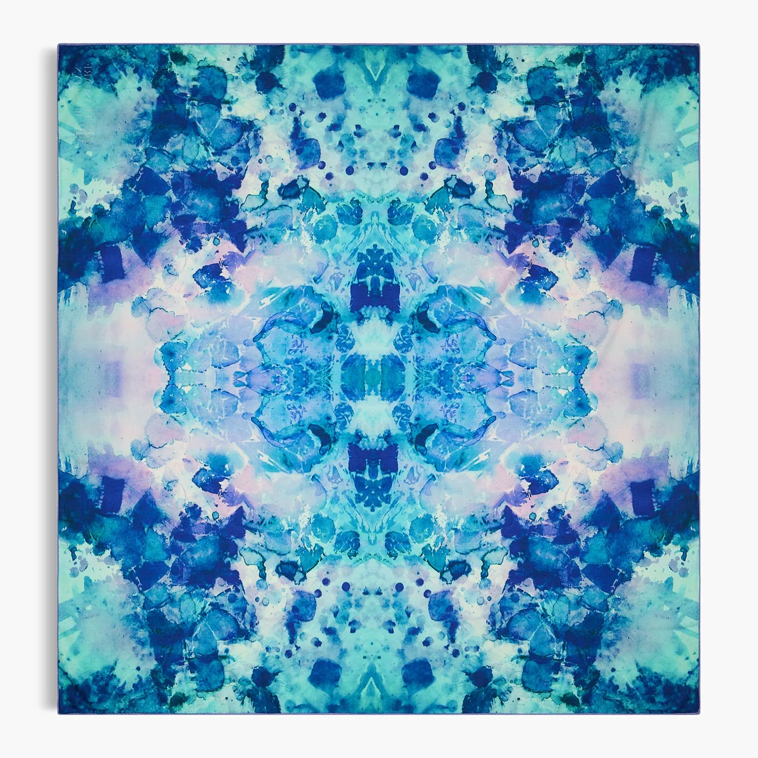 Oversized Peacock Green Silk/Wool Scarf