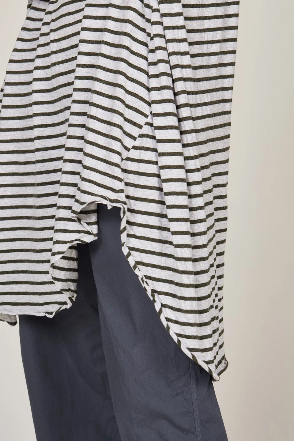 Piqi Tunic in Khaki and Grey