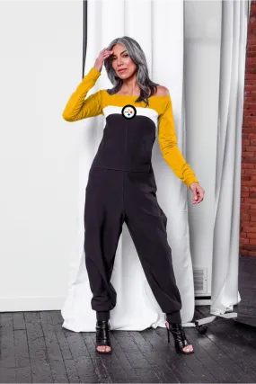 Pittsburgh Steelers Color Block Jumpsuit