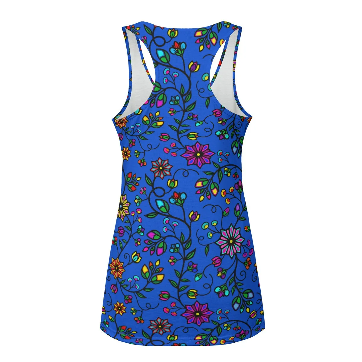 Prairie Paintbrush Blue Eco-friendly Women's Tank Top