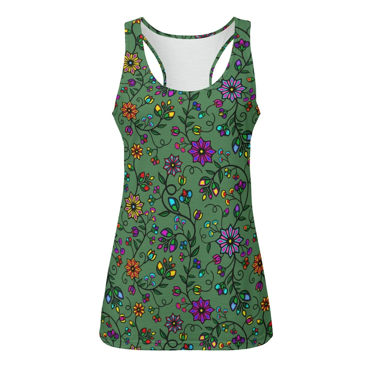 Prairie Paintbrush Sage Eco-friendly Women's Tank Top