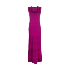 Pre Order:  Chevron Square Collar Sleeveless Dress