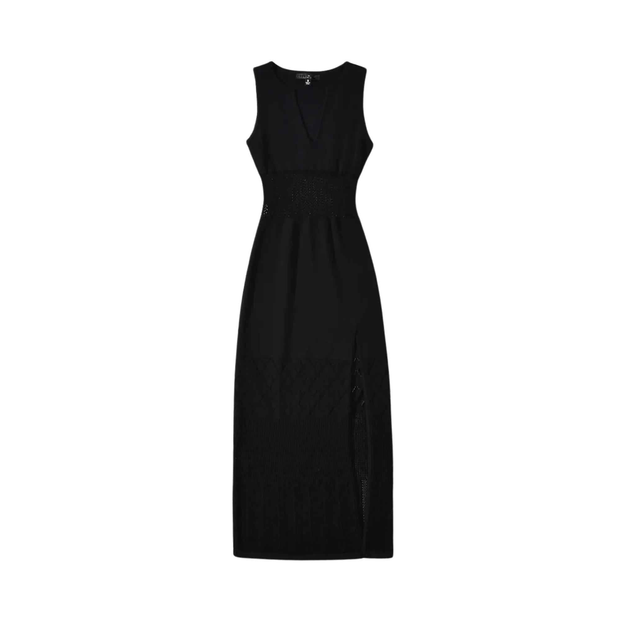 Pre Order:  Stretchable Sleeveless Knit Midi Dress