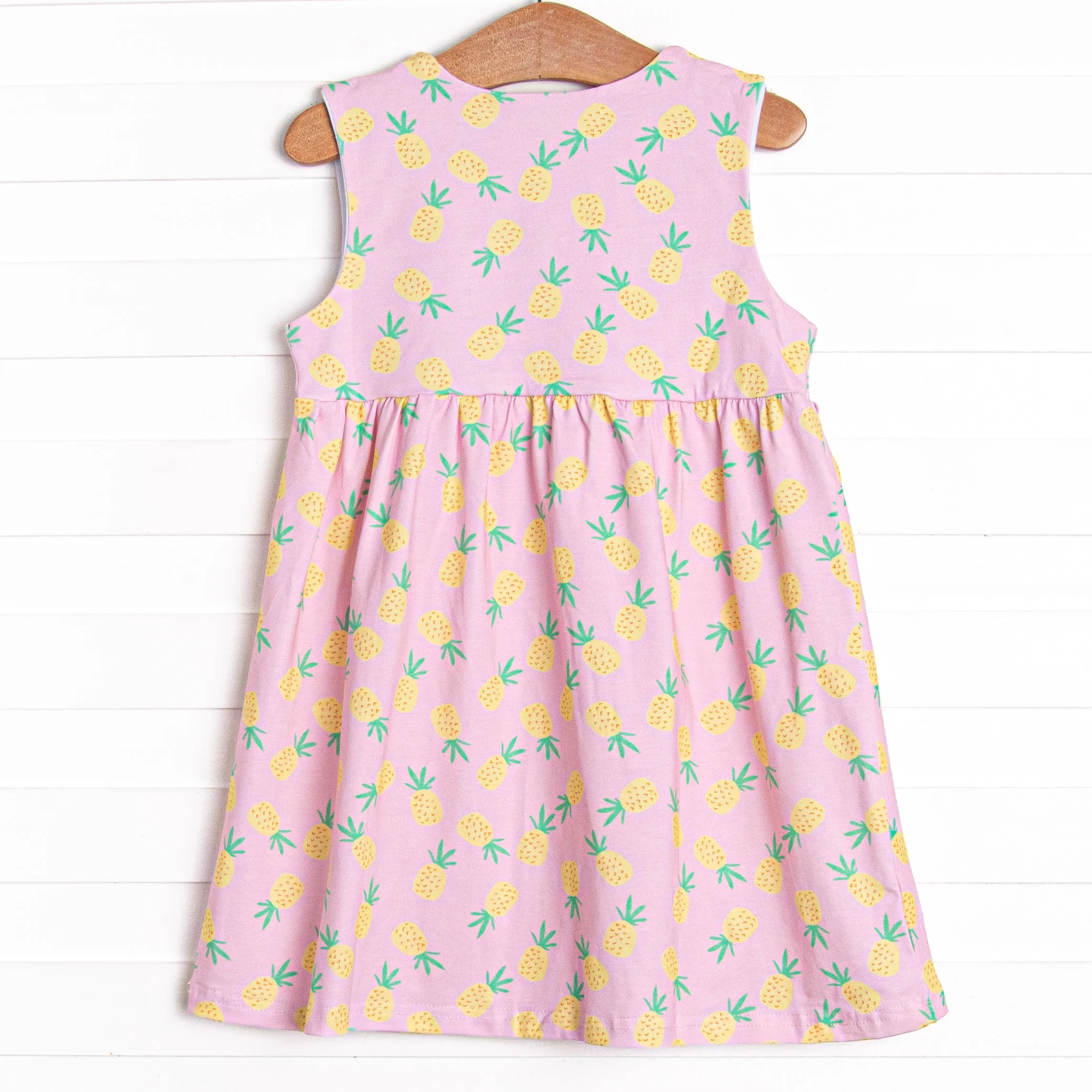 Pretty in Pineapples Pocket Dress, Pink