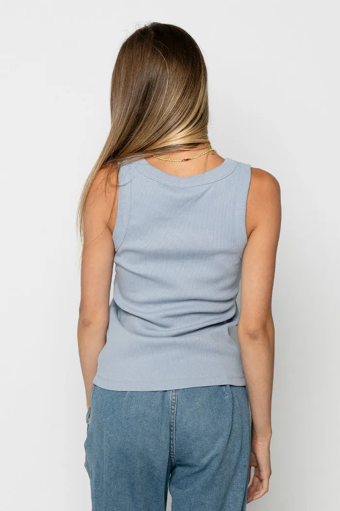 Protect Our Coral To Save Our Reef Powder Women's Organic Rib Tank Top