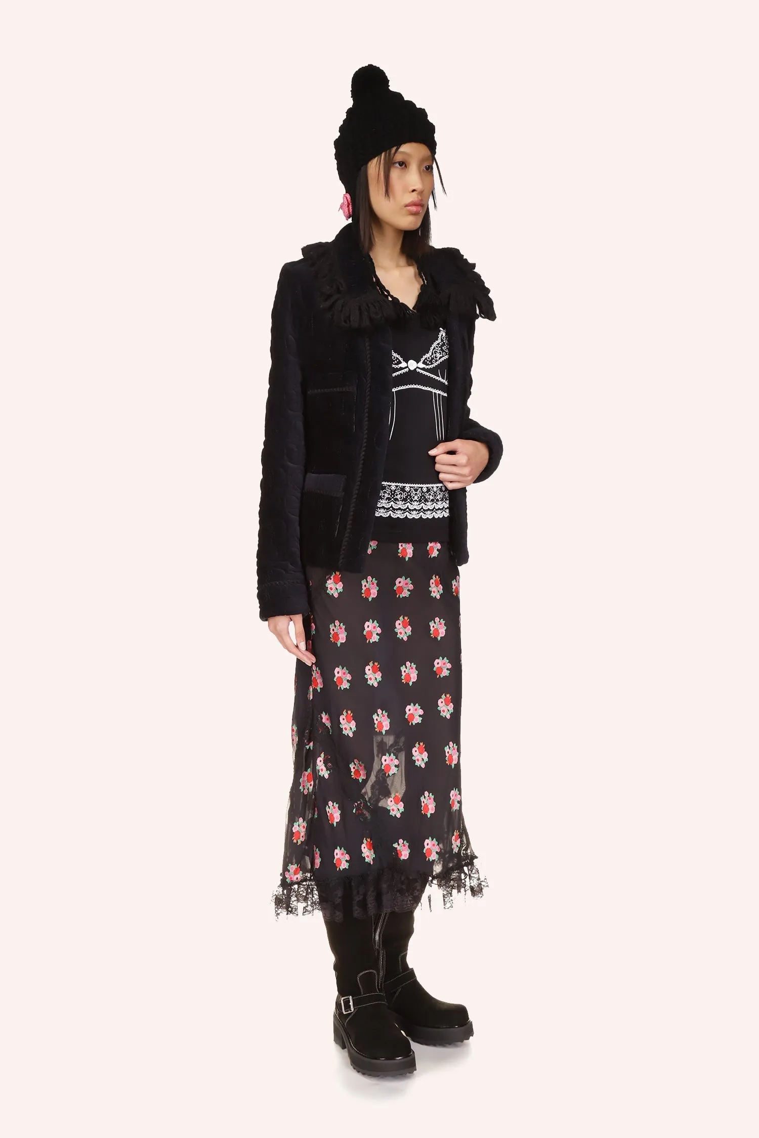 Quilted Daisies Jacket