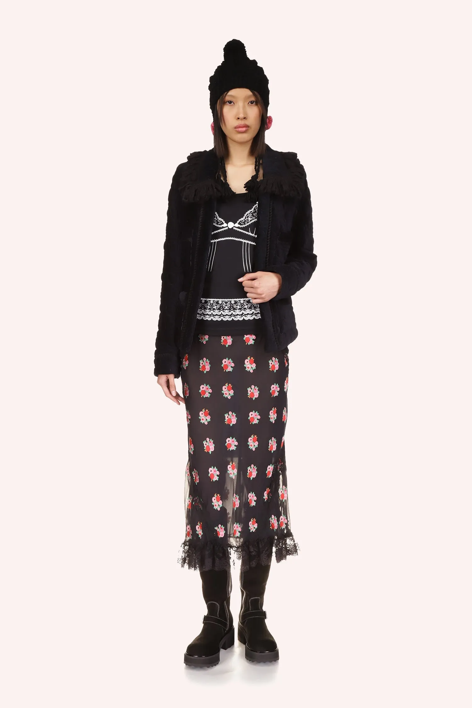 Quilted Daisies Jacket