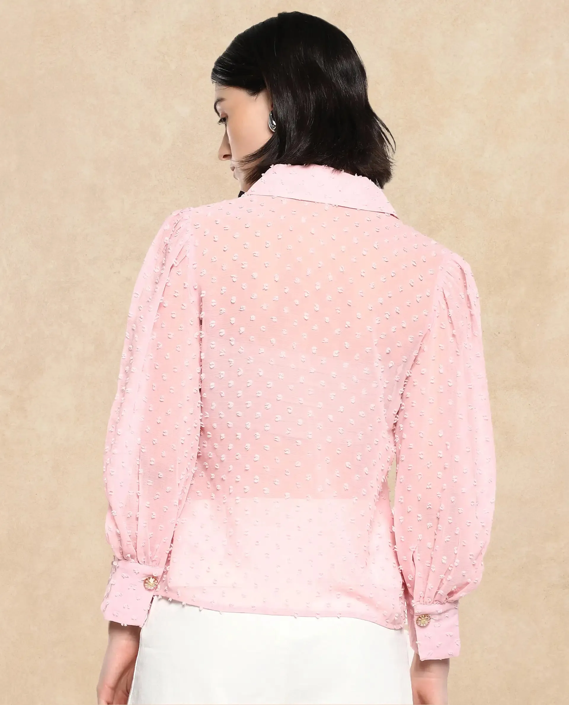Rareism Women Erat Pink Plain Top