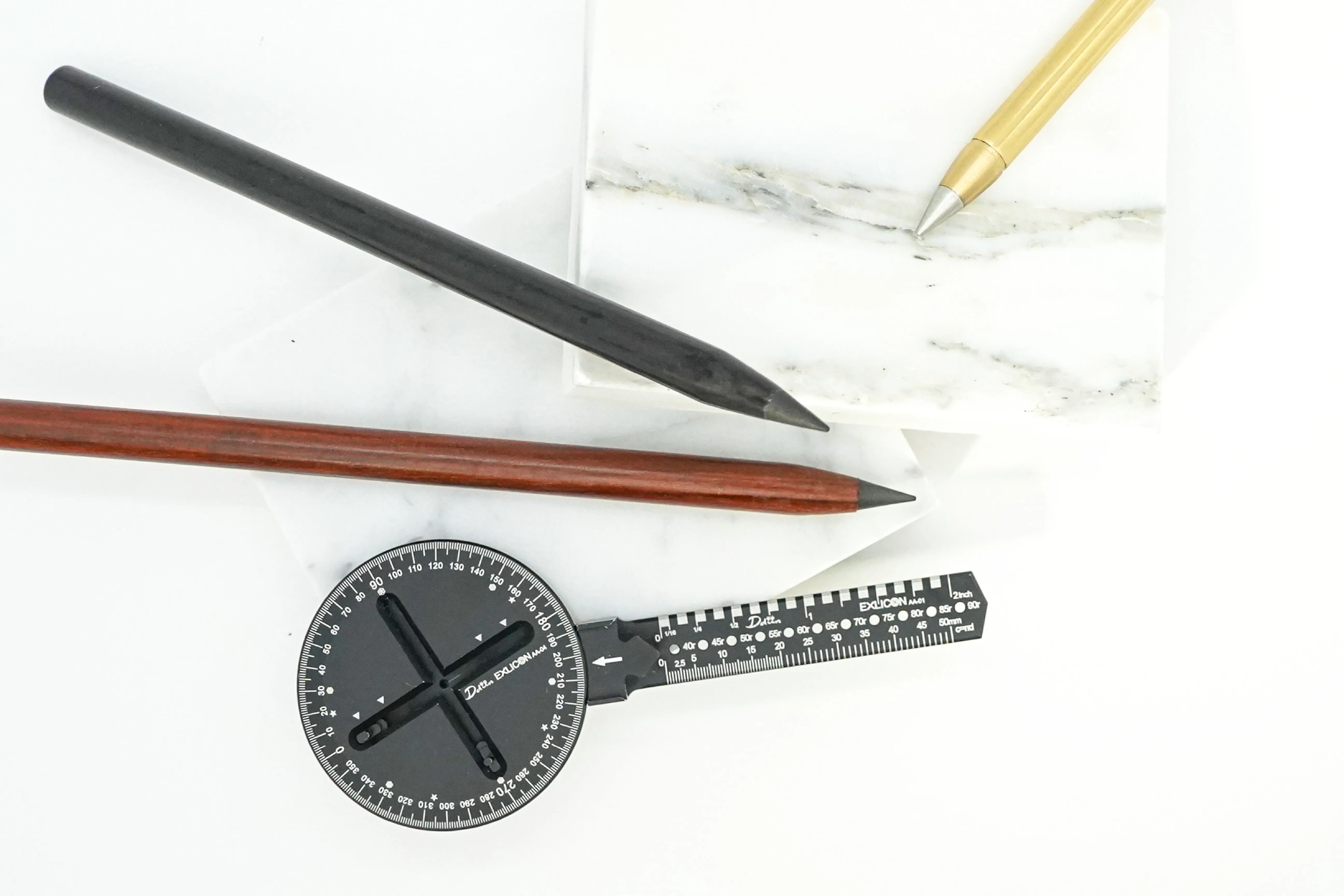 Red Sanders/ African Blackwood Graphite Pencil