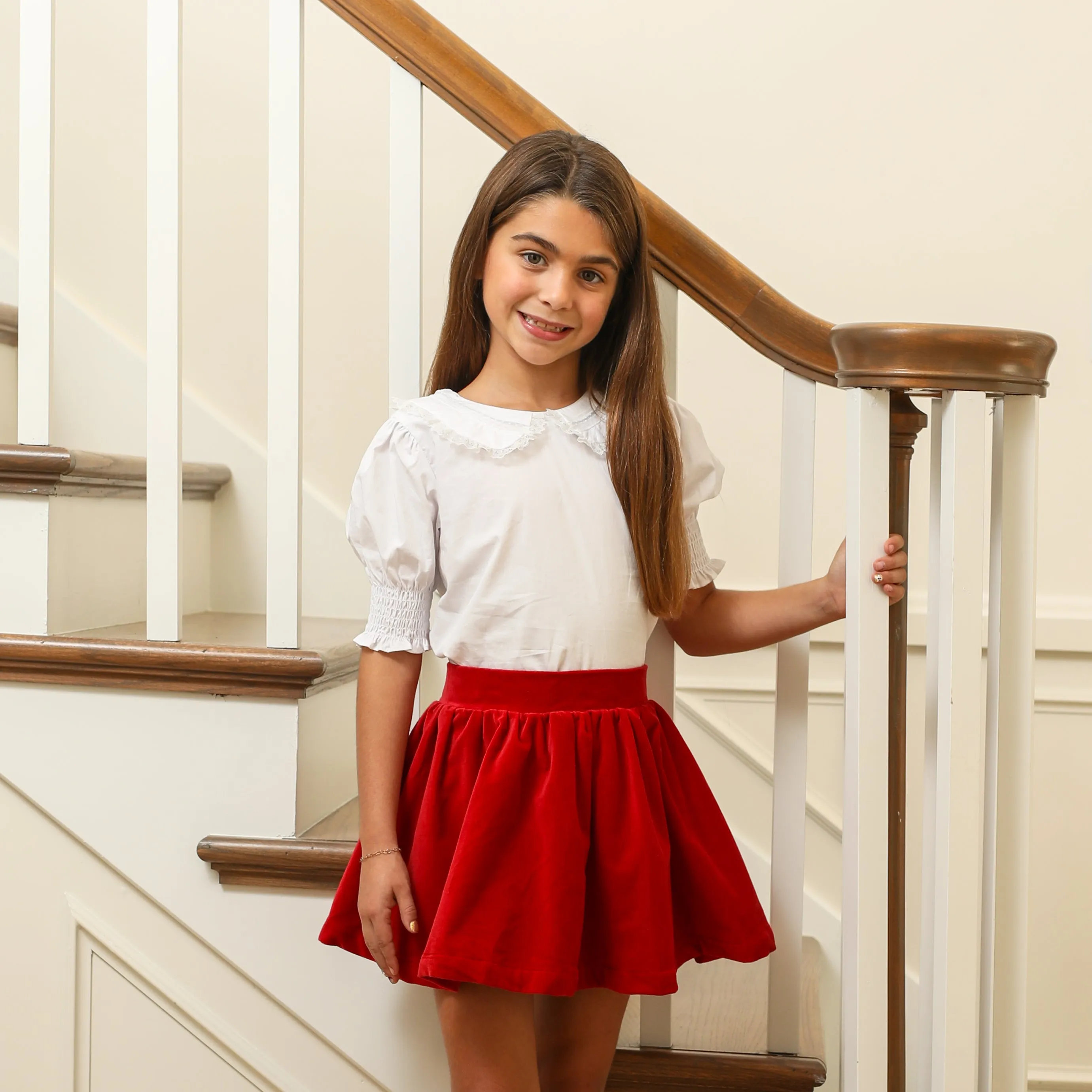 Red Velvet Skirt