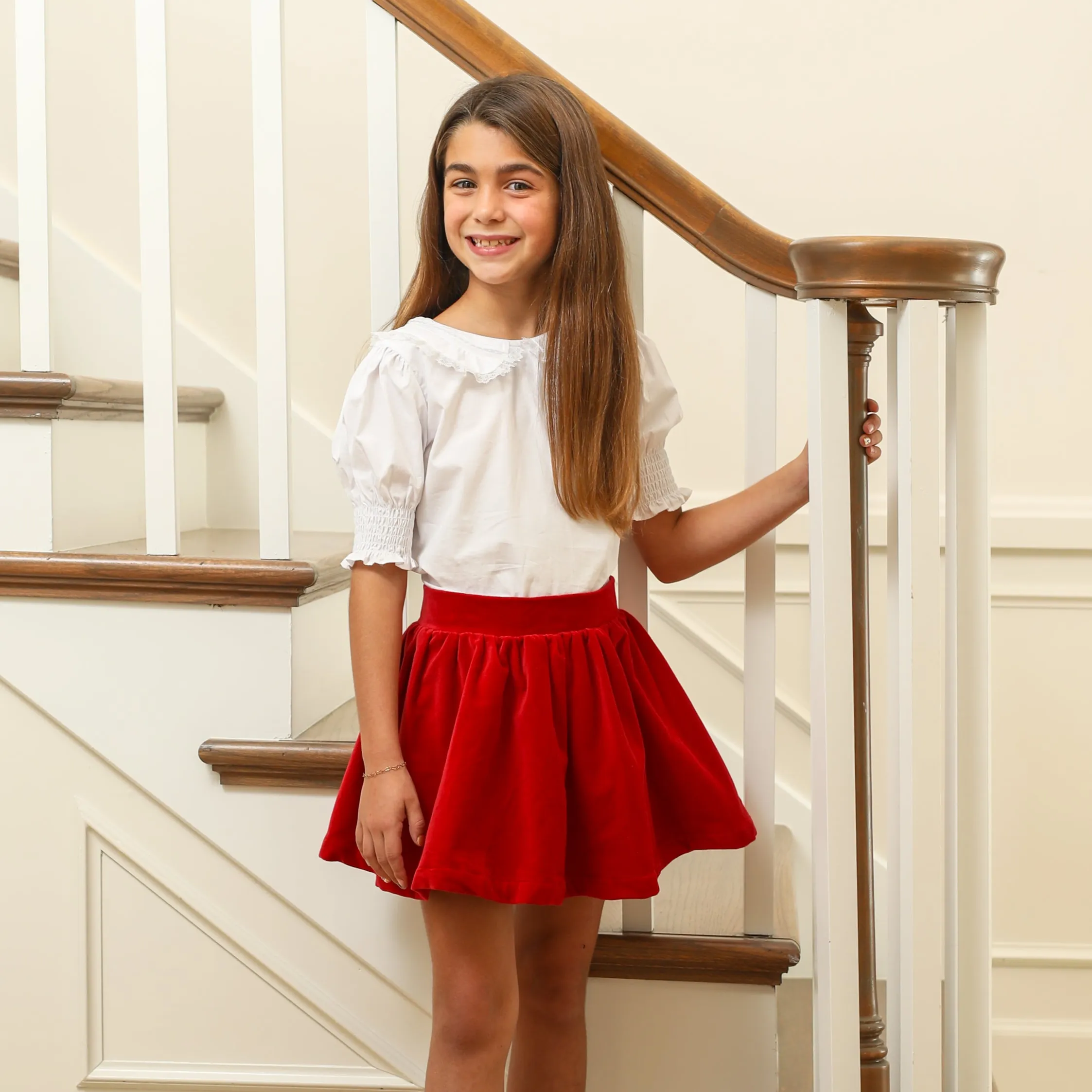 Red Velvet Skirt