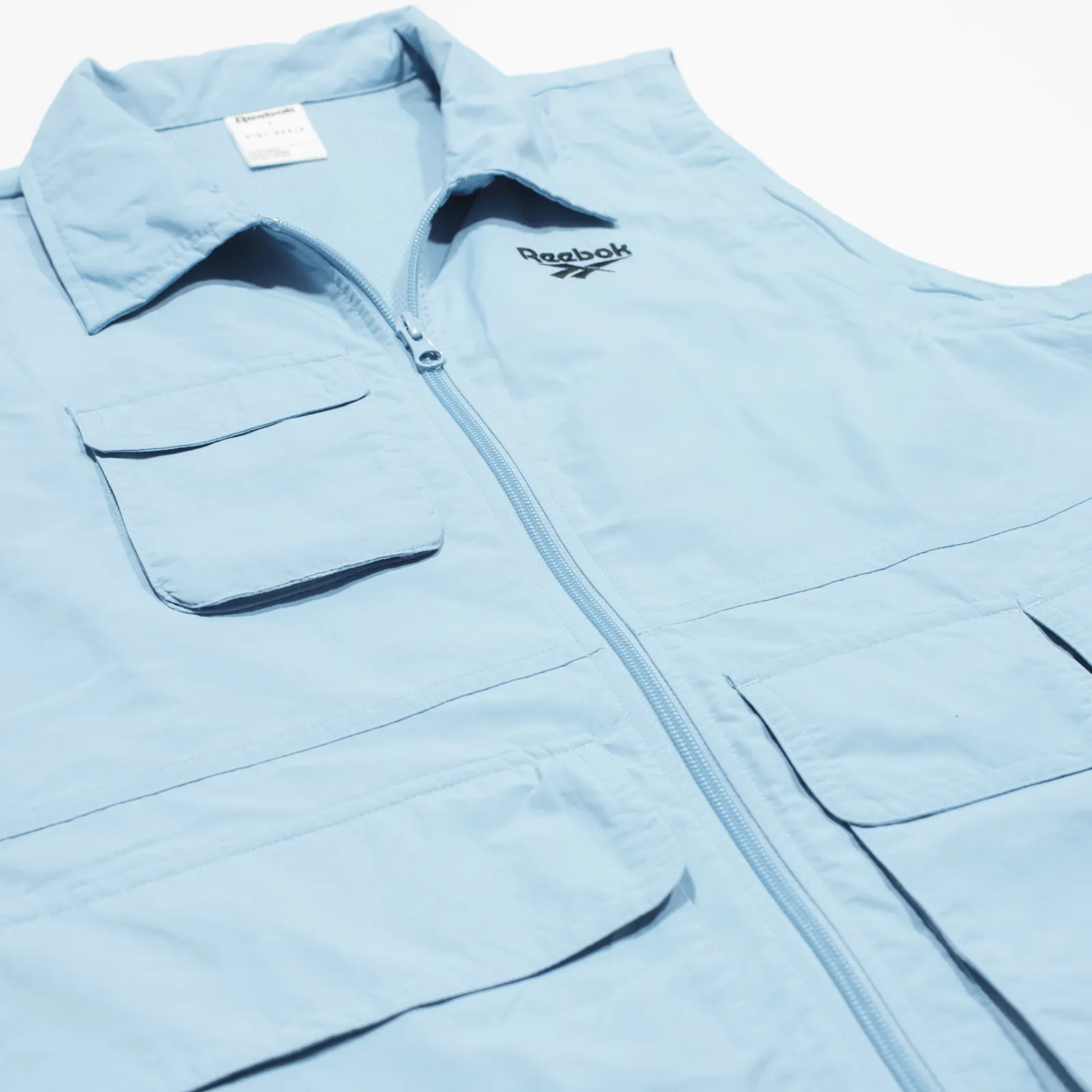 REEBOK GIGI HADID Mesh Lined Gilet Blue Womens XS