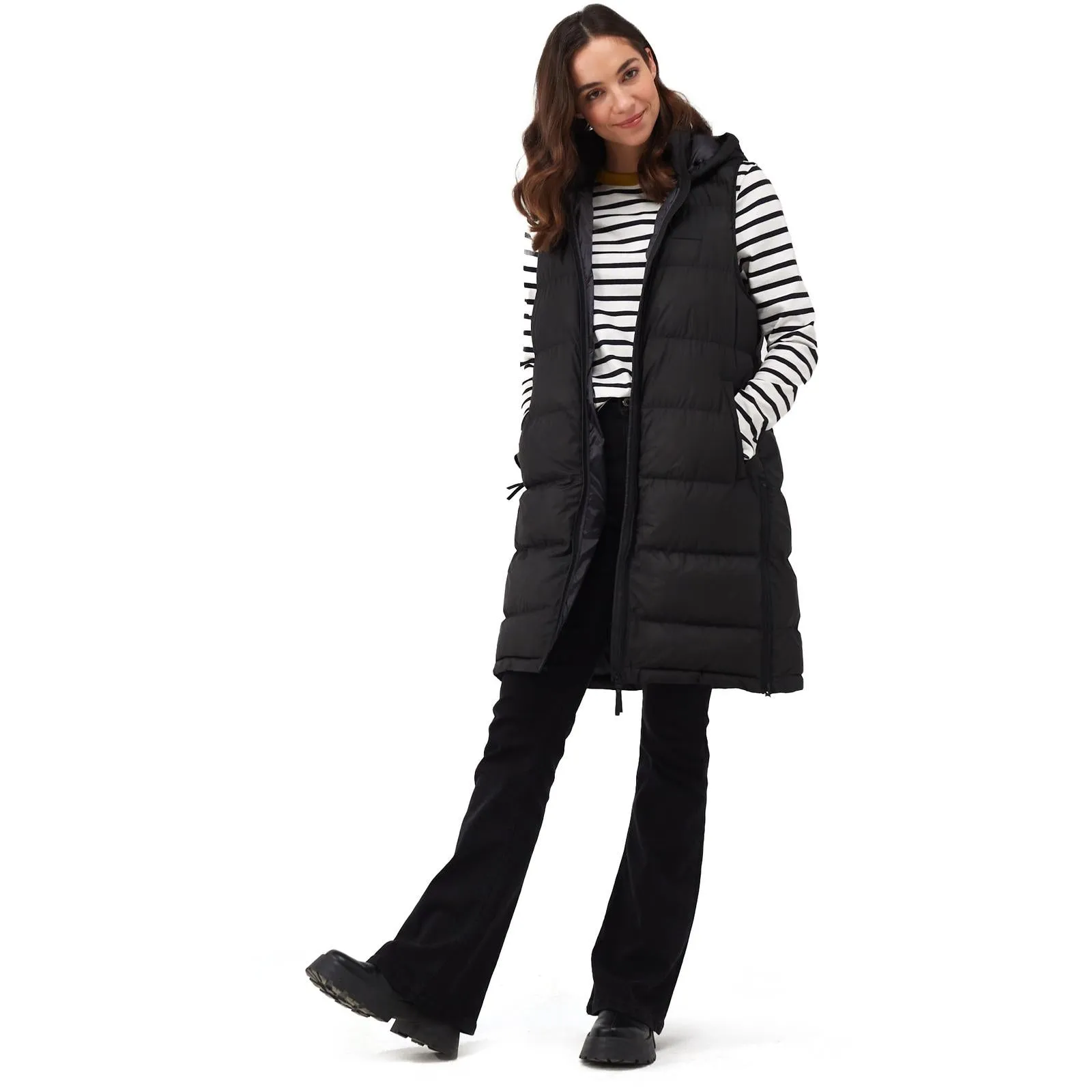 Regatta Womens Ganella Baffled Longline Gilet
