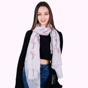 Scarf - Flamingo Grey