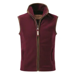 Schoffel Little Lyndon Girls Fleece Gilet - Ruby