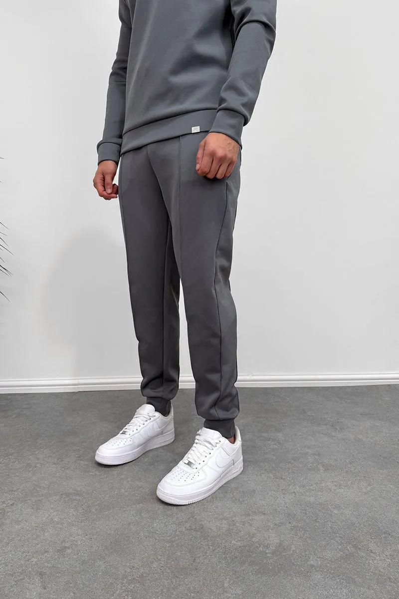 Scuba Pintuck Joggers - Charcoal