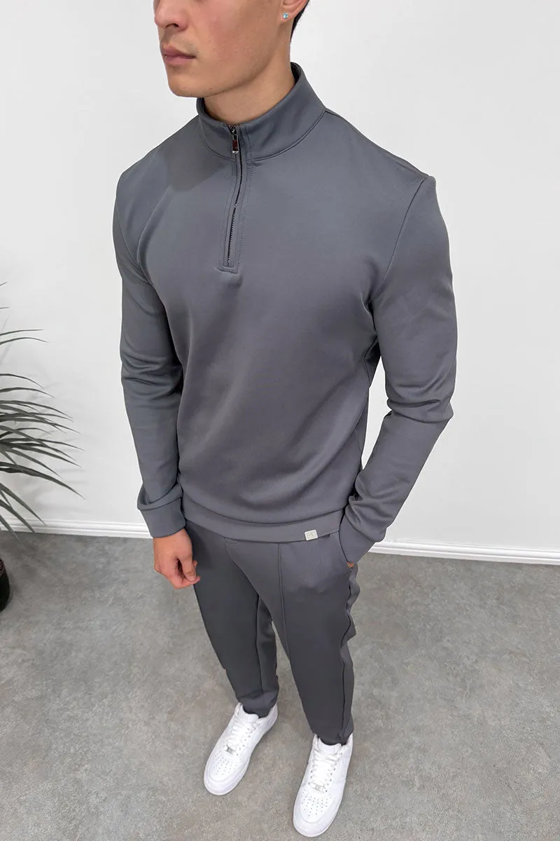 Scuba Pintuck Joggers - Charcoal
