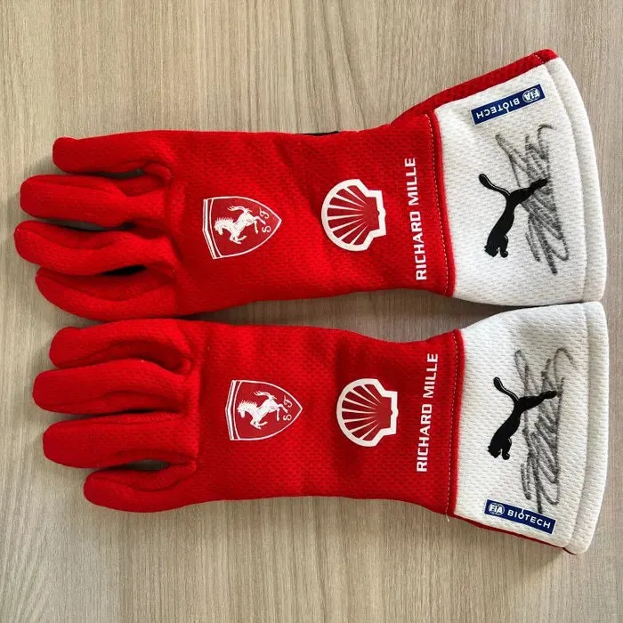 Scuderia Ferrari Charles Leclerc F1 PRO gloves - Joshua Vides