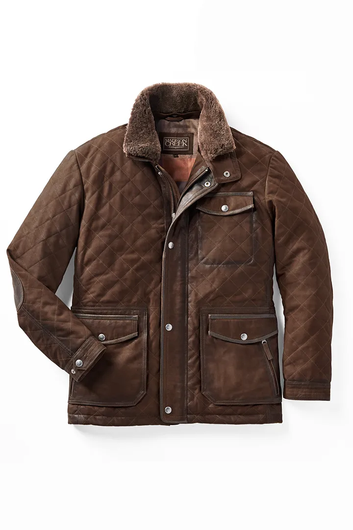 SEDONA LEATHER JACKET - CHOCOLATE