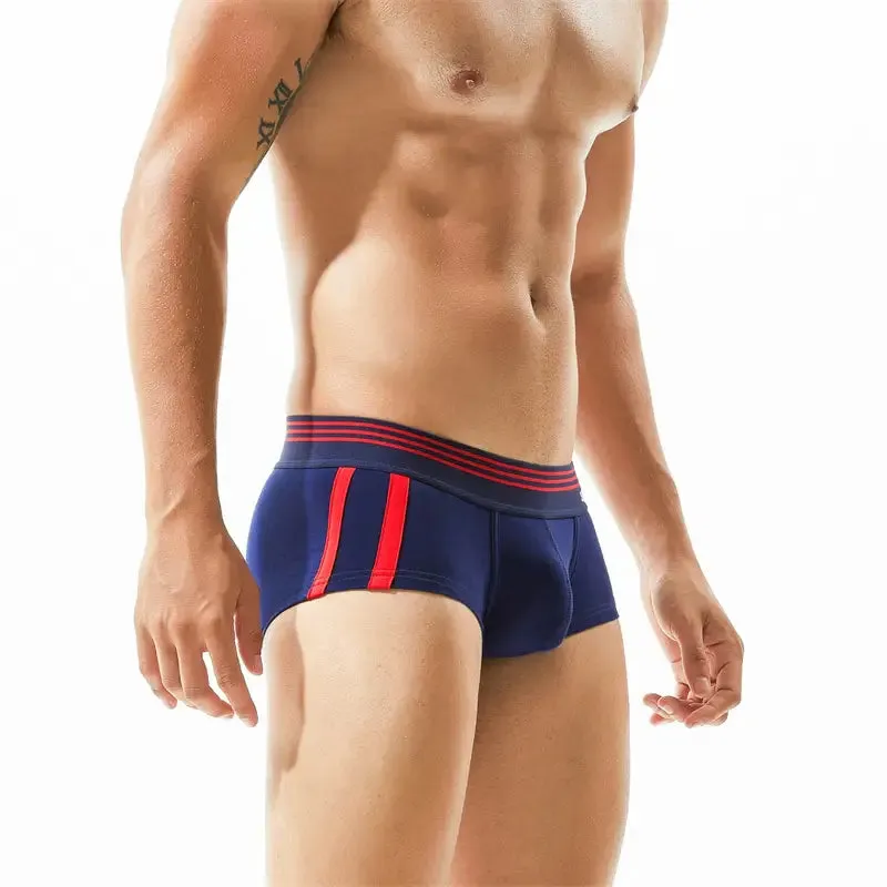 Seobean Men's Cotton Boxer Briefs - Comfortable & Stylish Underwear