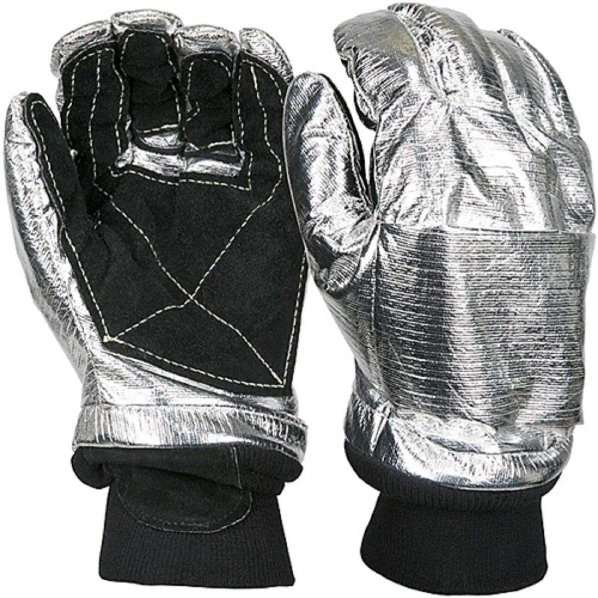 Shelby Specialty Gloves 5200 Kevlar, Aluminized, NFPA Glove, Silver/Black, 1 Pair