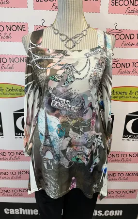 “She’s In Fashion” Cold Shoulder Tunic (Size M)