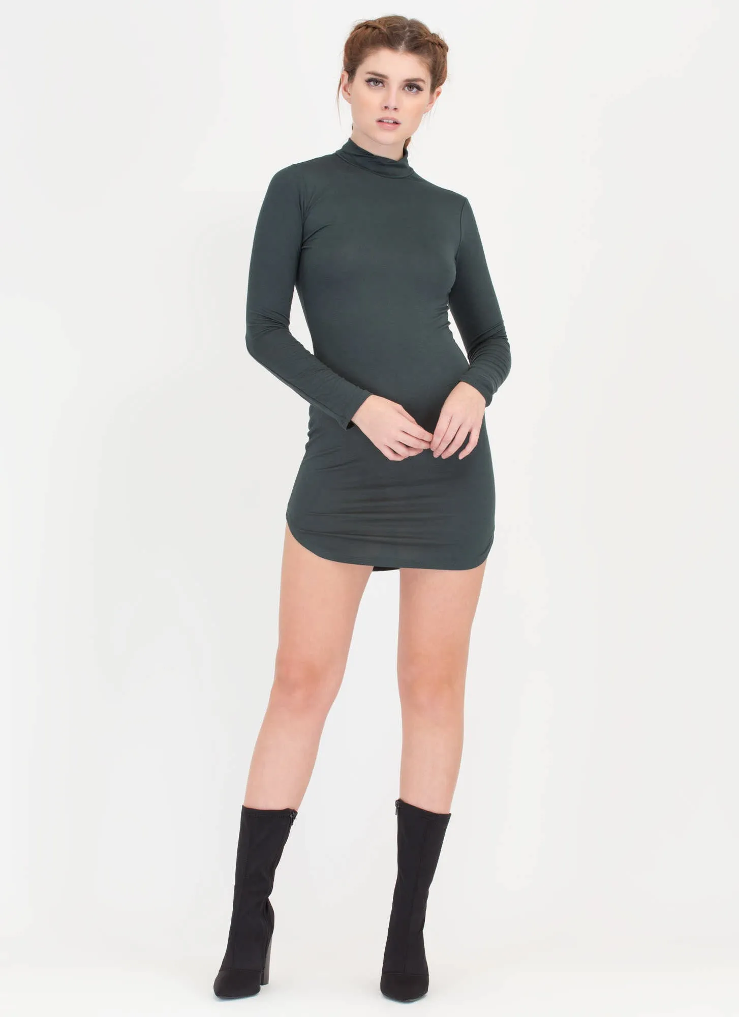 Simple Satisfaction Round Hem Dress