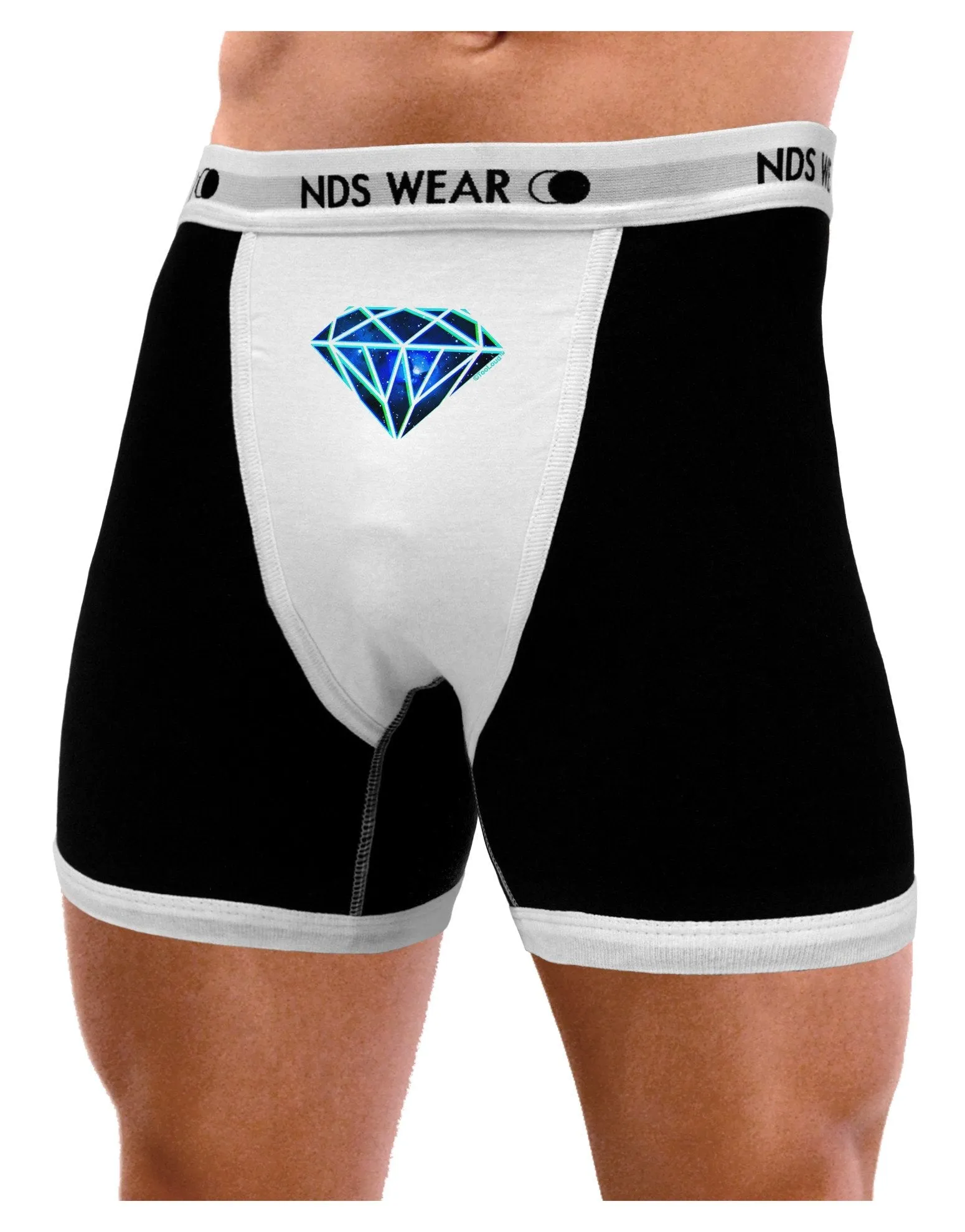 Space Diamond Mens Boxer Brief Underwear