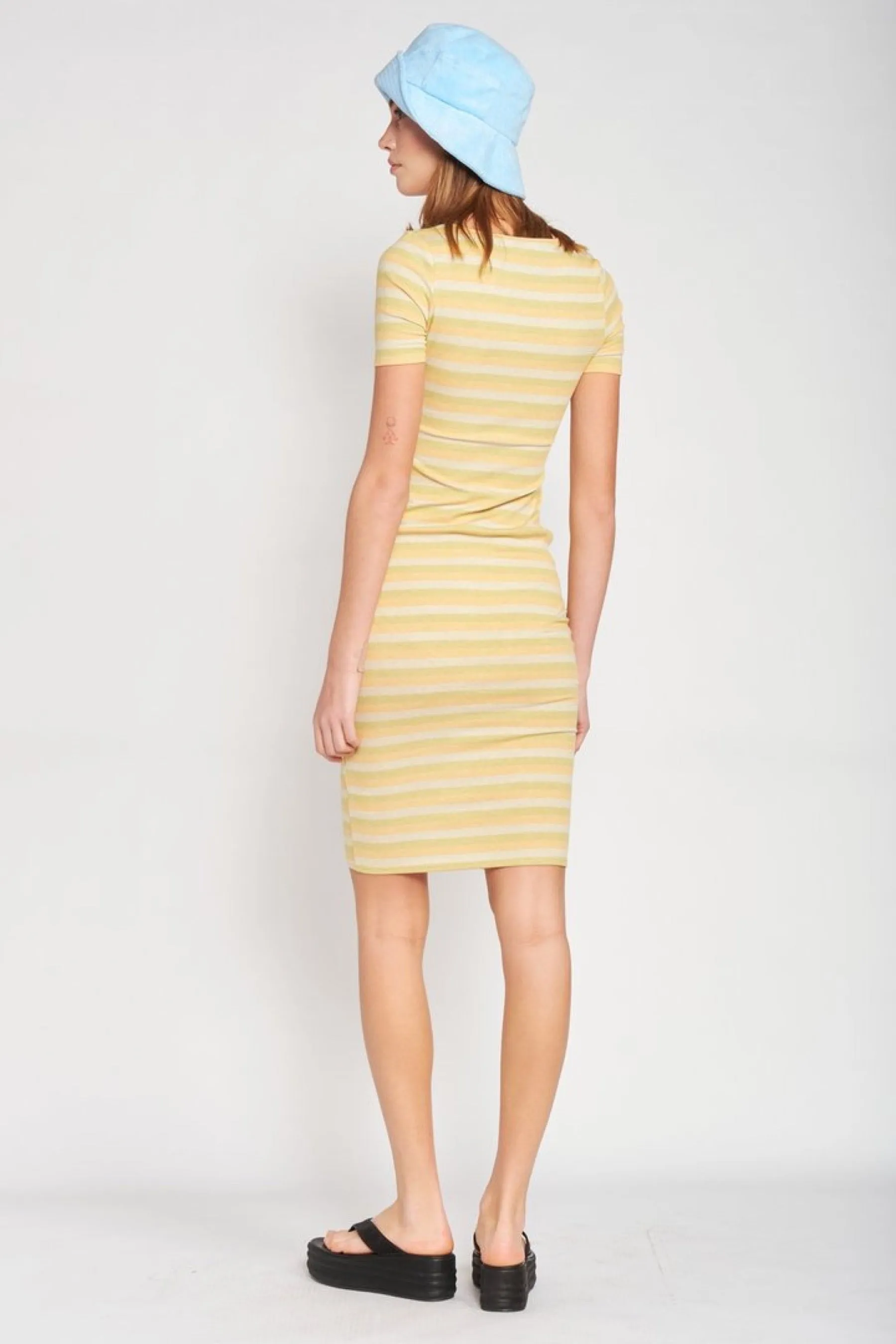 Striped Column Dress