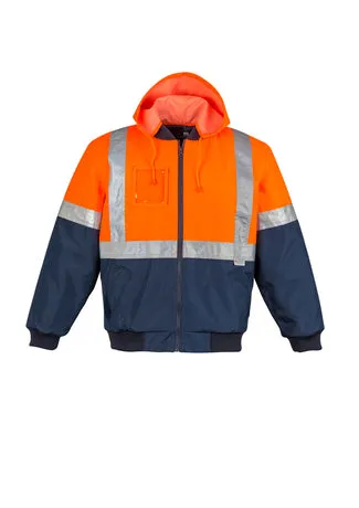Syzmik Mens Hi Vis Quilted Flying Jacket (ZJ351)