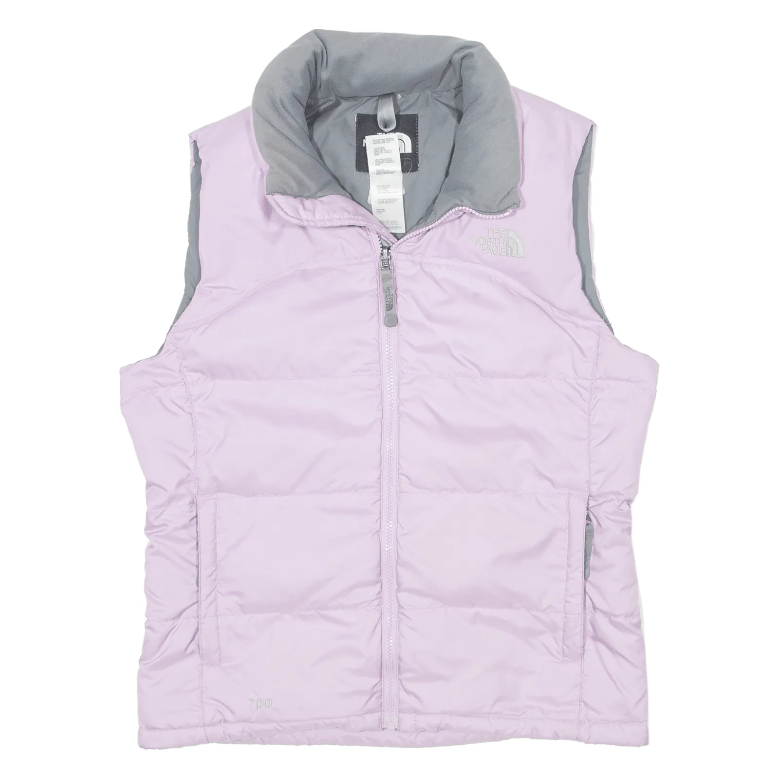 THE NORTH FACE 700 Down Insulated Womens Puffer Gilet Purple S
