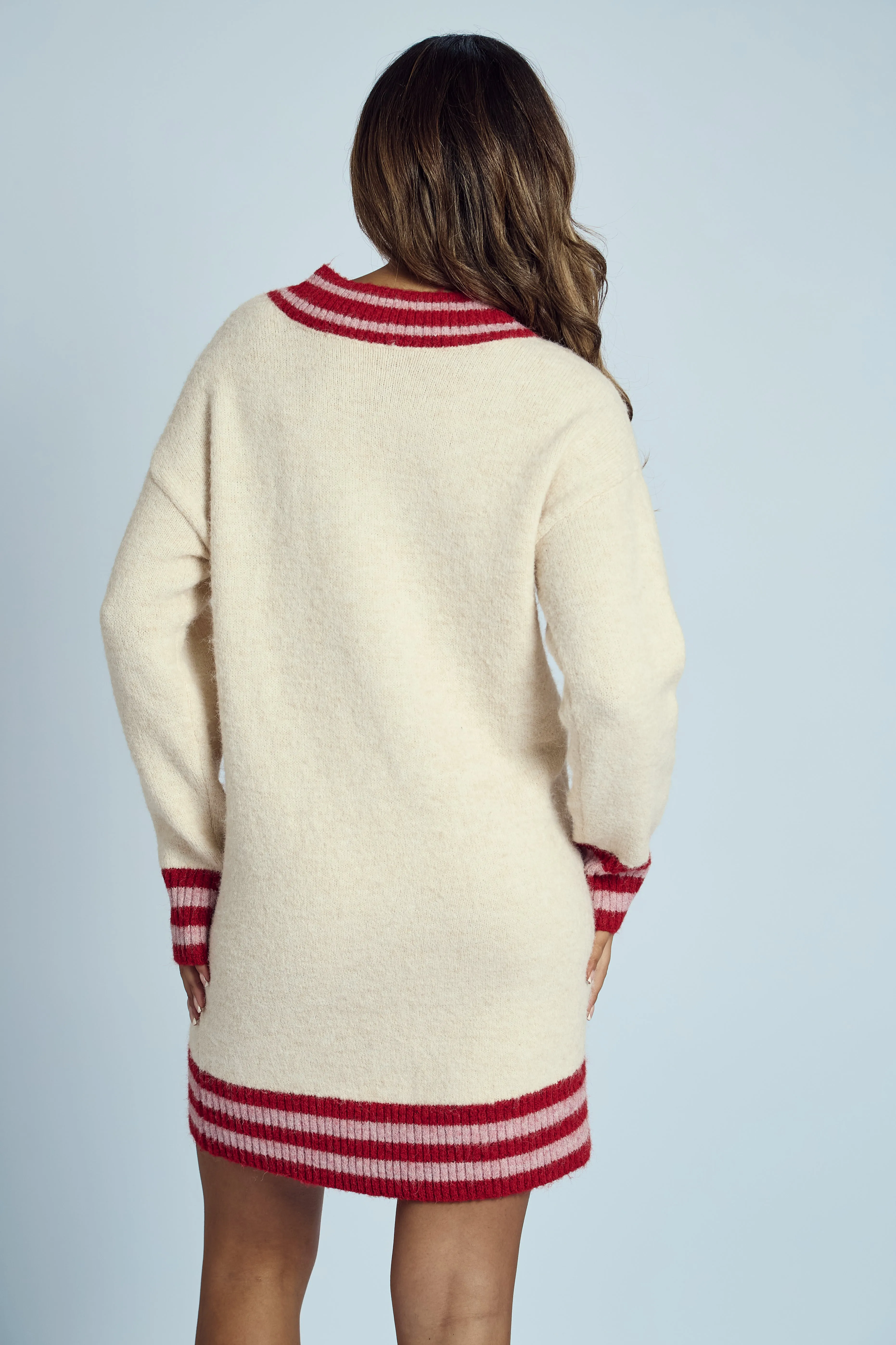 THEA KNIT MINI JUMPER DRESS