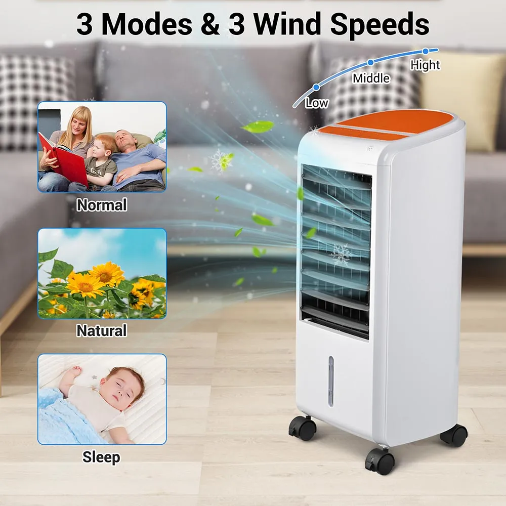TheLAShop 65W Portable Evaporative Air Cooler Remote Control 6L Tank