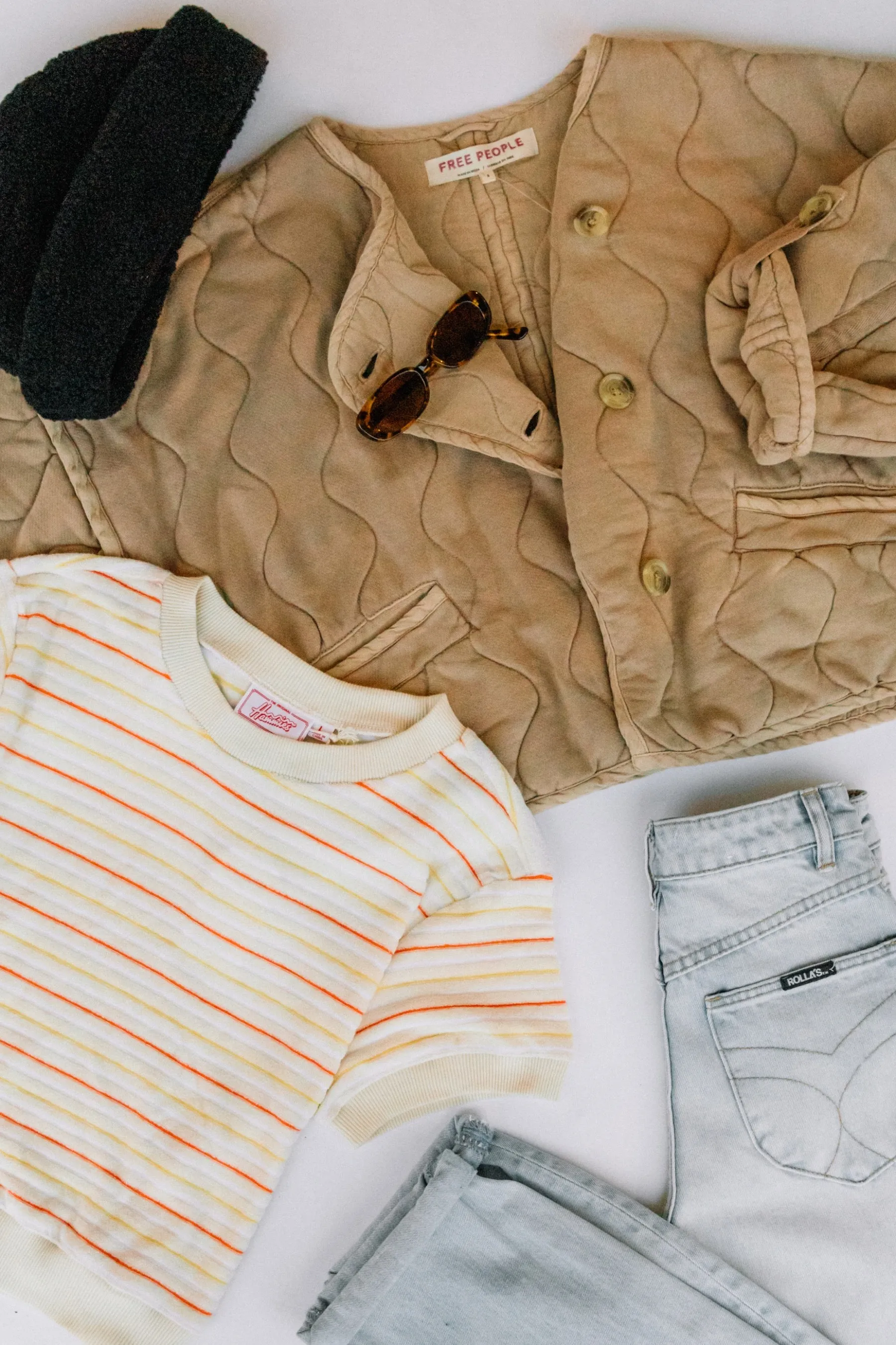 Toasted Coconut Dolman Quilted Jacket