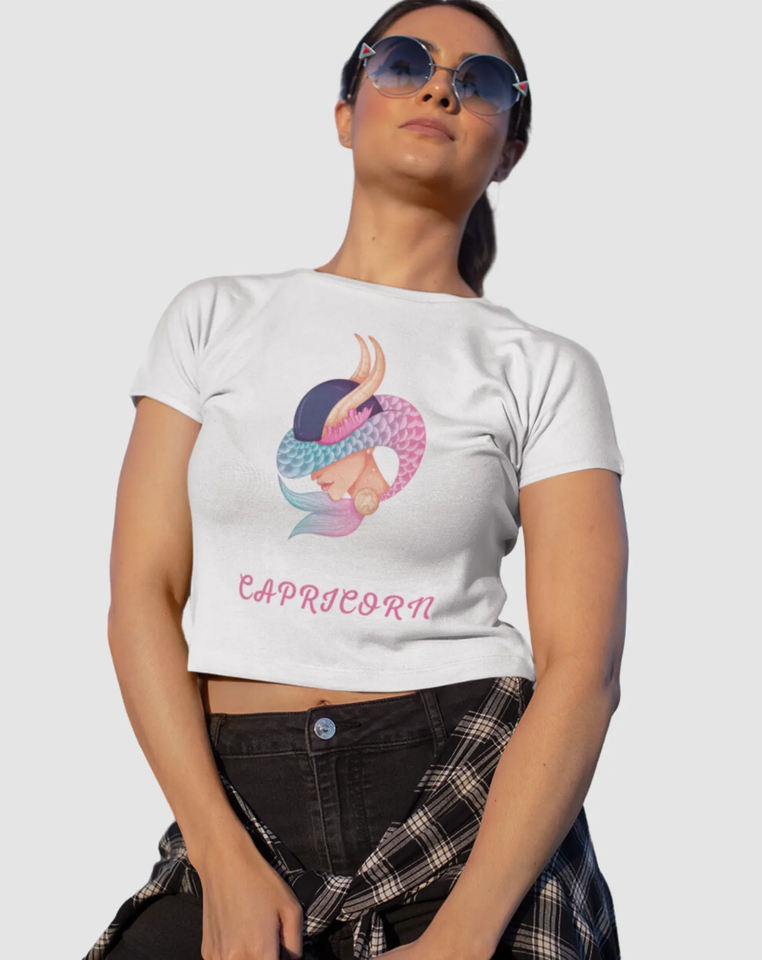 Trendy Women's Stellar Capricorn Crop Top