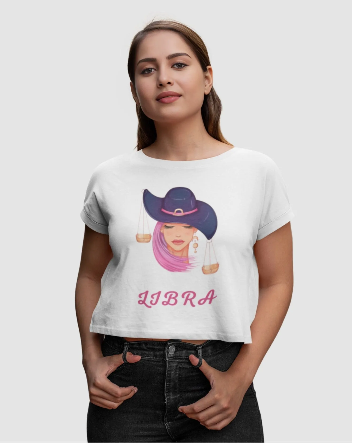 Trendy Women's Stellar Libra Crop Top