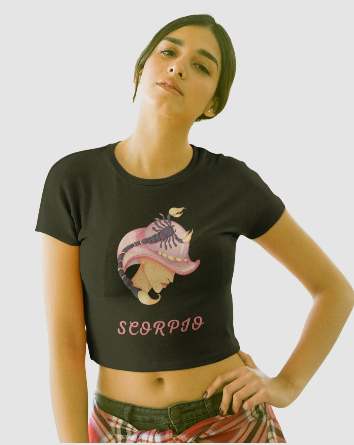Trendy Women's Stellar Scorpio Crop Top