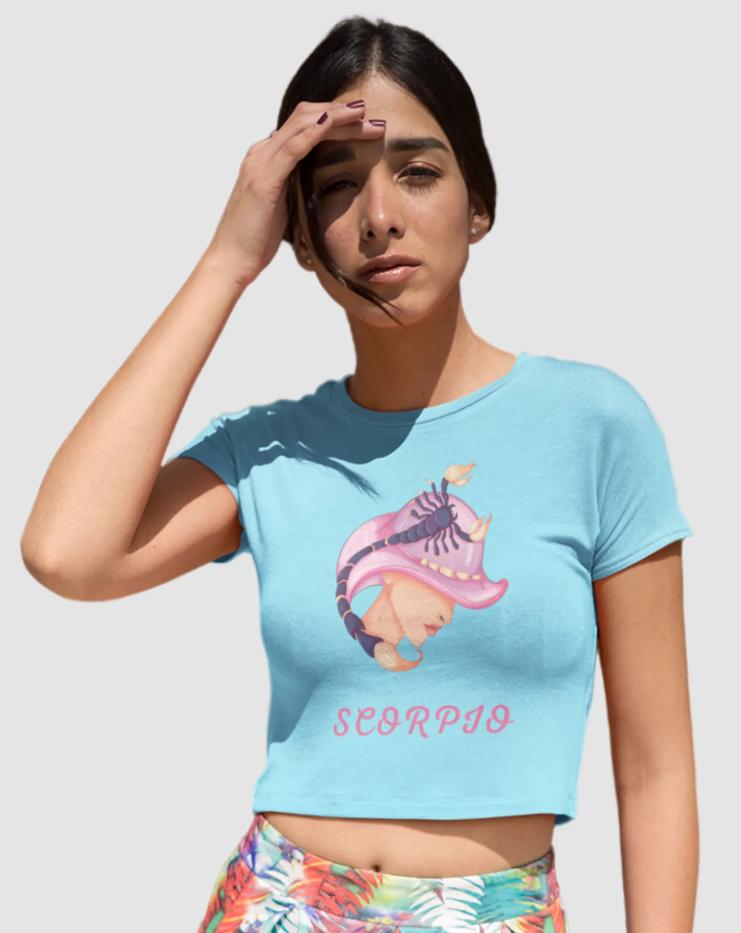 Trendy Women's Stellar Scorpio Crop Top