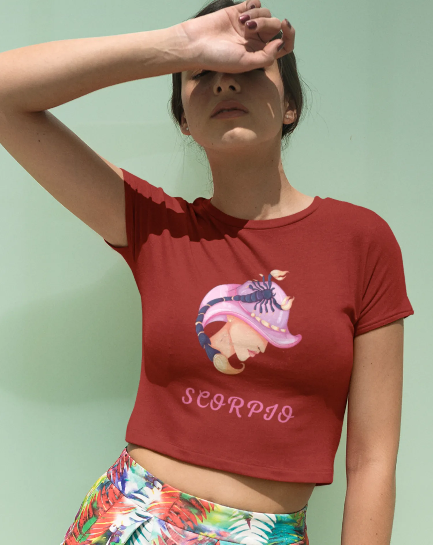 Trendy Women's Stellar Scorpio Crop Top