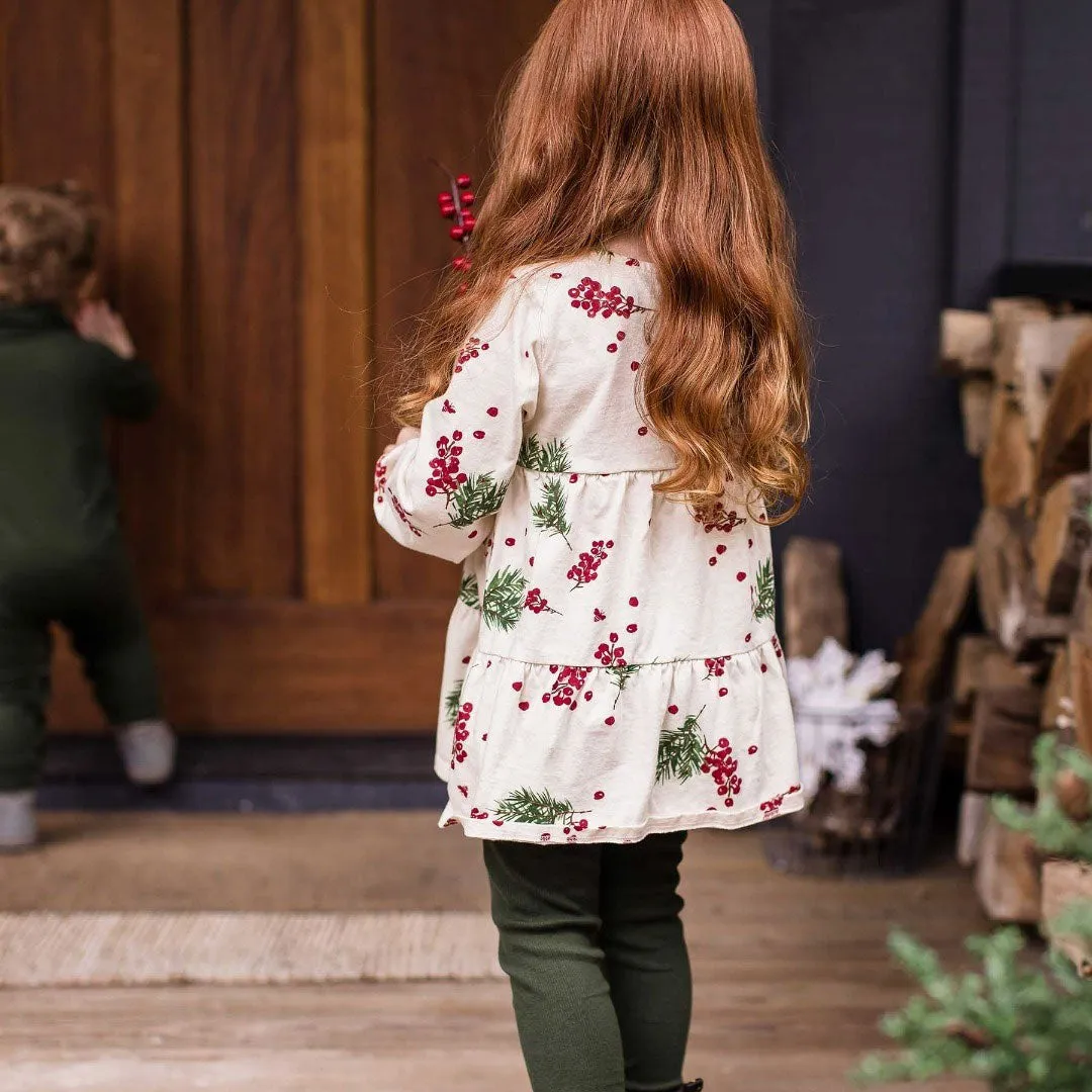 Tunic Set - Winter Berries - Oat