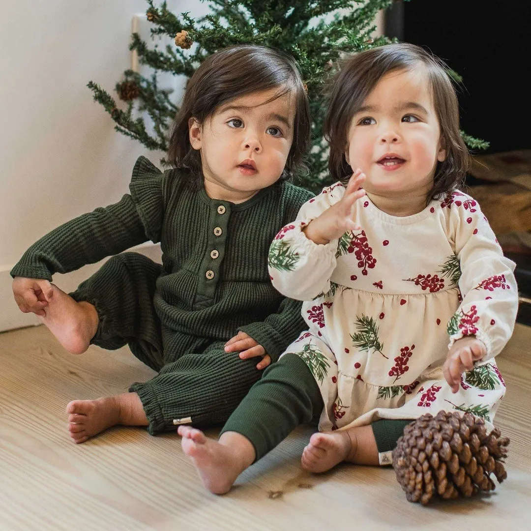 Tunic Set - Winter Berries - Oat