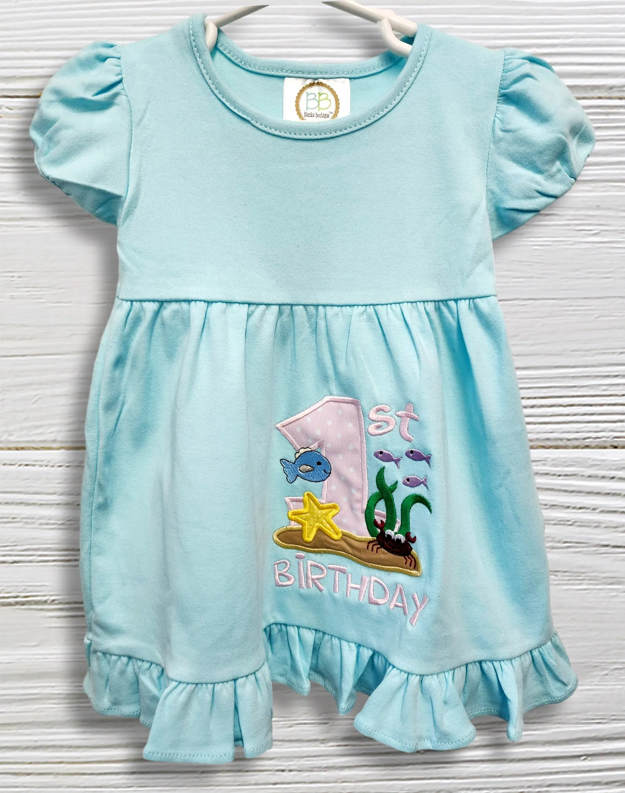 Under the Sea outfit Personalized Toddler birthday Under seas dress