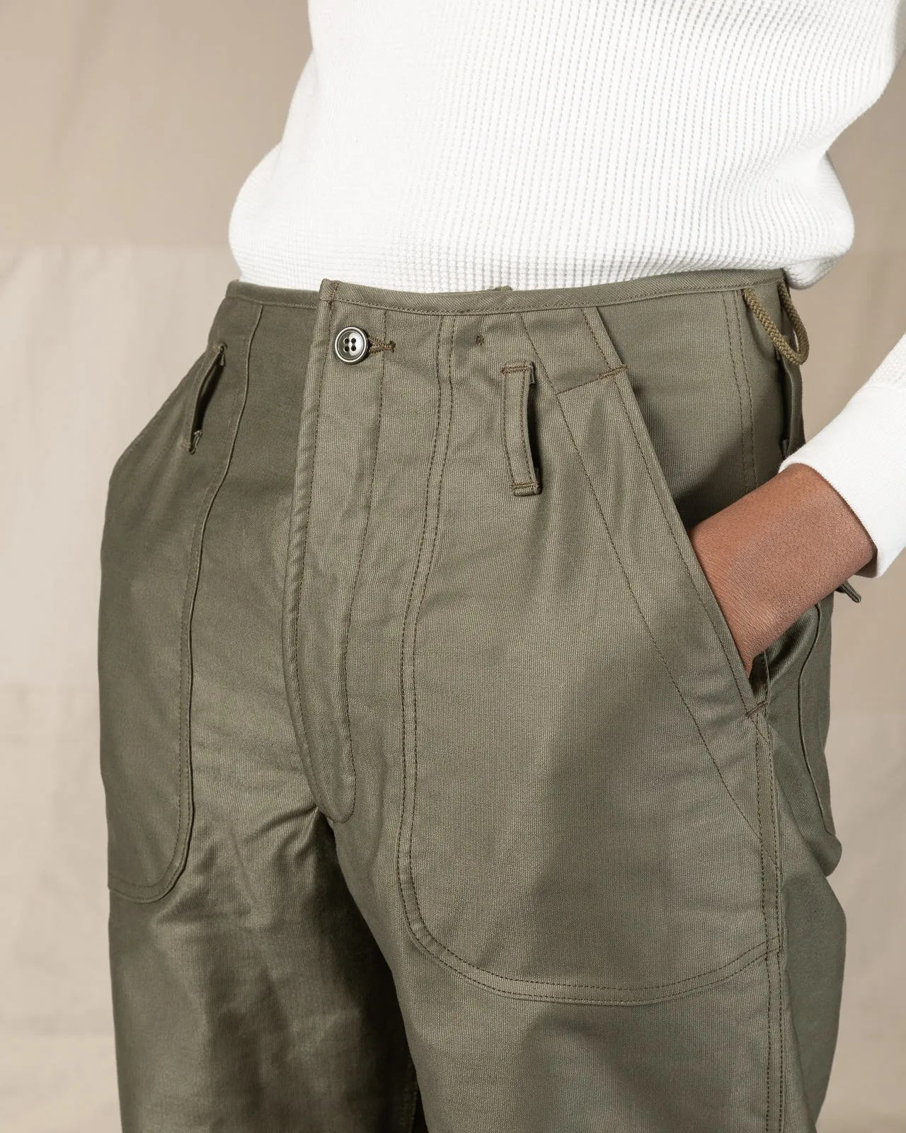 U.S.N. A-2 Deck Trousers - Olive