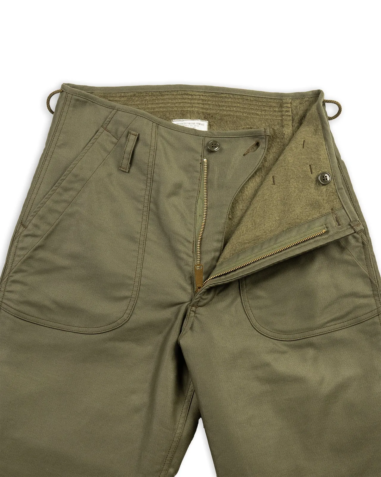 U.S.N. A-2 Deck Trousers - Olive