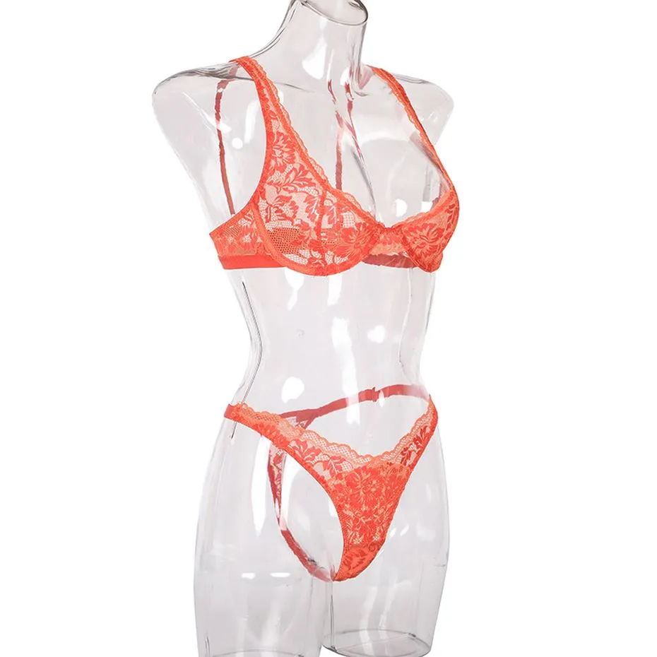 VenusFox Lynmiss Sexy Lingerie Set Women Underwear Lace Sensual Lingerie Erotic Bra Panties Suit Female Sex Flower Rose Underwear Suit