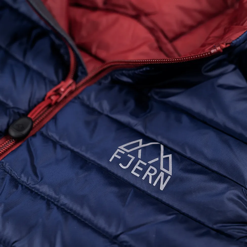Womens Aktiv Down Gilet (Navy/Rust)