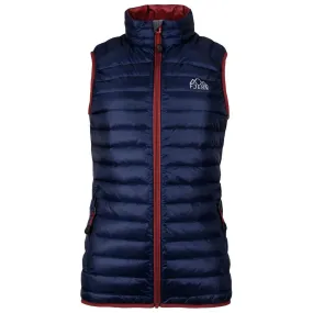 Womens Aktiv Down Gilet (Navy/Rust)