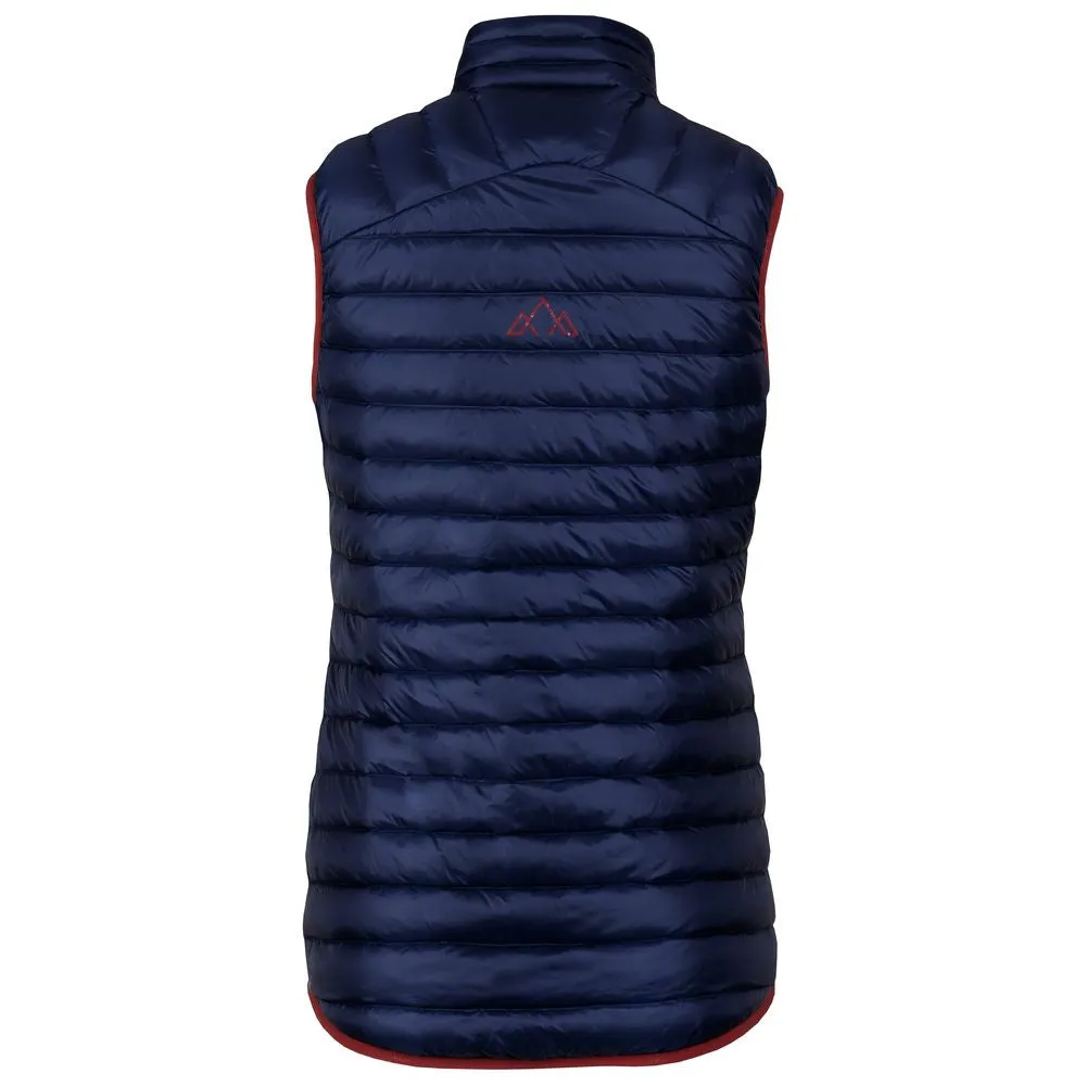 Womens Aktiv Down Gilet (Navy/Rust)