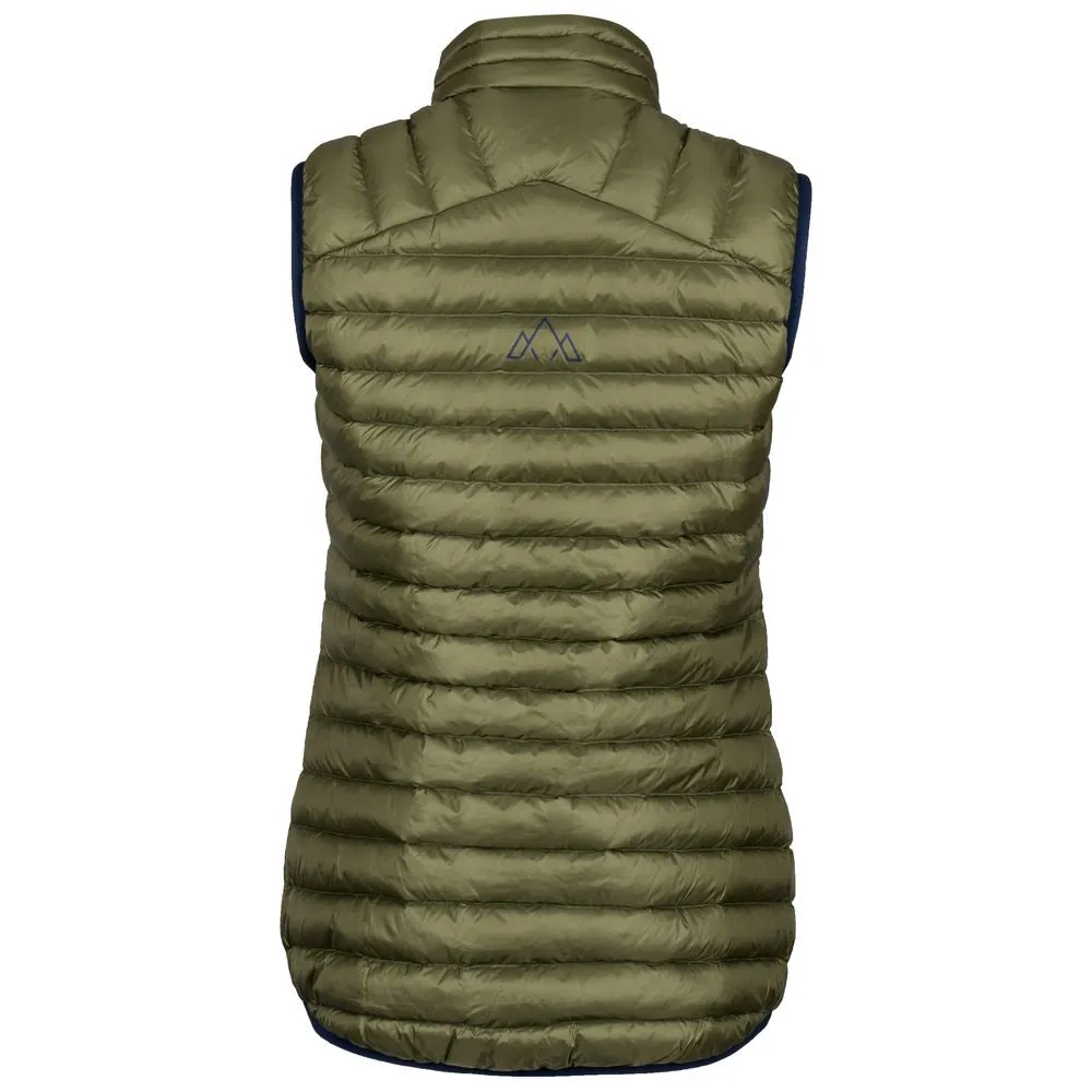 Womens Aktiv Down Gilet (Olive/Navy)